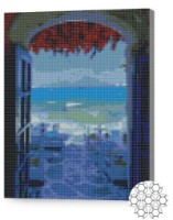 Алмазная картина по номерам Art Gallery Premium Дверь к морю 30x40cm (XQB75547)