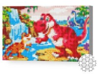 Алмазная картина по номерам Art Gallery Premium Динозавры 20x30cm (XQC80941)