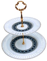 Ярусная тарелка Lagusto MG-80 D26 D19 22cm