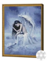 Алмазная картина по номерам Art Gallery Premium Павший ангел 40x50cm (QB205698)