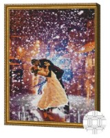 Алмазная картина по номерам Art Gallery Premium Первый танец молодоженов 40x50cm (QB205032)