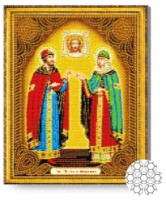 Алмазная картина по номерам Art Gallery Premium Петр и Феврония 40x50cm (GA72609)