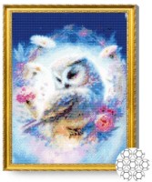 Алмазная картина по номерам Art Gallery Premium Полярная совушка 40x50cm (GA84520)