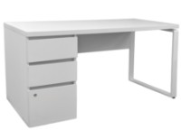 Письменный стол Deco Urban+Box Left 150x68 White (T2MUS1506)