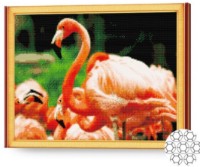 Алмазная картина по номерам Art Gallery Premium Прекрасные фламинго 40x50cm (GA72193)