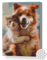 Алмазная картина по номерам Art Gallery Premium Пушистые объятия 20x30cm (XQC84049)