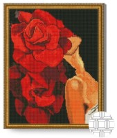 Алмазная картина по номерам Art Gallery Premium Розовое настроение 40x50cm (QB206029)