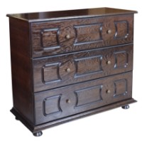 Комод Viitorul Rotemburg 92.5x41x81 Dark Oak (265)