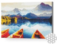 Алмазная картина по номерам Art Gallery Premium Солнечный день в горах 30x40cm (XQB80728)