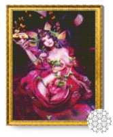 Алмазная картина по номерам Art Gallery Premium Цветочная фея 40x50cm (GA83150)