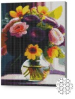 Алмазная картина по номерам Art Gallery Premium Яркий букет 30x40cm (XQB76868)