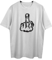 Tricou bărbătesc Soling Fuck White, s.M