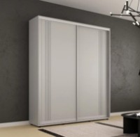 Dulap cu uşi glisante Mobildor-Lux Compact Lines 200x200 Grey (00013269)