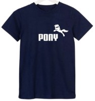 Детская футболка Soling Pony Black, s.9-10 years (Print-b143)