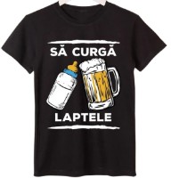 Детская футболка Soling Să curgă laptele Black, s.11-12 years (Print-b144)