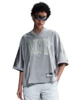 Tricou de dame Nike W Nsw Street Ss Gx Jrsy Top Light Smoke Grey/Barely Volt, s.L
