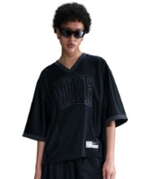 Tricou de dame Nike W Nsw Street Ss Gx Jrsy Top Black/Anthracite, s.L