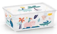 Container pentru jucării Kis C-box S Wild Animals 11L (54523)
