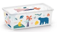 Container pentru jucării Kis C-box XS Wild Animals 6L (54522)