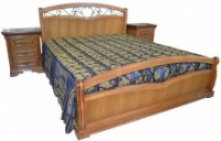 Кровать Viitorul Serenada II 160x200 Light Oak (805)