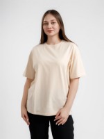 Tricou de dame Bumbacel UT230479090_BEJ_XXS7 Cream, s.XL