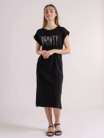 Rochie dame Bumbacel WR43001_0303_M5 Black, s.XXXL