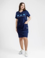 Rochie dame Bumbacel WRT1352_3920_S6 Blue, s.XL