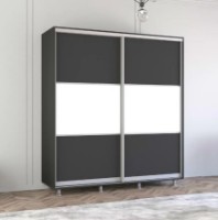 Шкаф-купе Mobildor-Lux Aron-S 190x230 Anthracite/White (arons4582) K