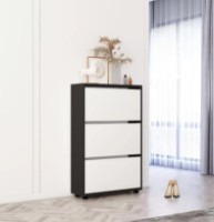 Rafturi pentru pantofi Mobildor-Lux Leo 100x27x125 Anthracite/White (10008890)