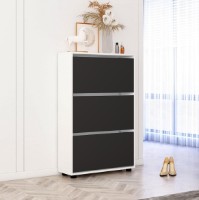 Обувница Mobildor-Lux Leo 100x27x125 White/Anthracite (00013531)