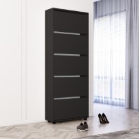 Rafturi pentru pantofi Mobildor-Lux Leo 100x27x203 Anthracite (00010147)