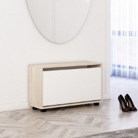Rafturi pentru pantofi Mobildor-Lux Leo 100x27x47 Oak Sonoma/White (00010134)