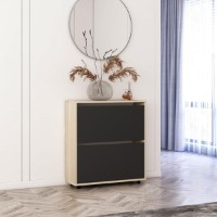 Rafturi pentru pantofi Mobildor-Lux Leo 100x27x86 Oak Sonoma/Anthracite (00013548)