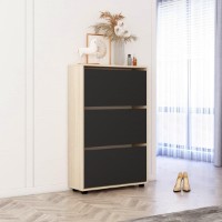 Rafturi pentru pantofi Mobildor-Lux Leo 50x27x125 Oak Sonoma/Anthracite (00013439)