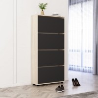 Rafturi pentru pantofi Mobildor-Lux Leo 50x27x164 Oak Sonoma/Anthracite (00013443)