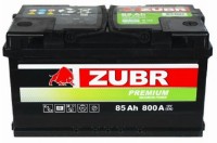 Acumulatoar auto Zubr Premium 85 Ah R+