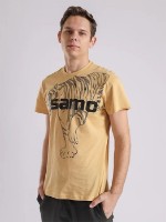 Tricou bărbătesc Bumbacel MT5622K_1225B2_S6 Cream, s.XXL