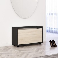 Rafturi pentru pantofi Mobildor-Lux Leo 70x27x47 Anthracite/Oak Sonoma (00013485)