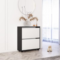 Rafturi pentru pantofi Mobildor-Lux Leo 70x27x86 Anthracite/White (10008510)