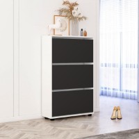 Обувница Mobildor-Lux Leo 80x27x125 White/Anthracite (00013491)