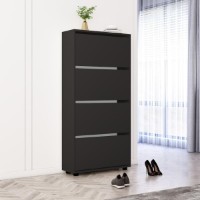 Rafturi pentru pantofi Mobildor-Lux Leo 80x27x164 Anthracite (10008502)