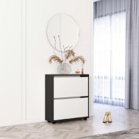Rafturi pentru pantofi Mobildor-Lux Leo 80x27x86 Anthracite/White (10008753)