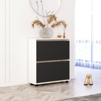 Обувница Mobildor-Lux Leo 80x27x86 White/Anthracite (00013507)