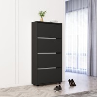 Rafturi pentru pantofi Mobildor-Lux Leo 90x27x164 Anthracite (10008588)