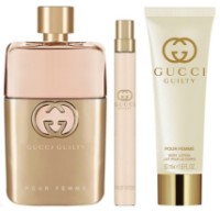 Парфюмерный набор для неё Gucci Guilty Pour Femme EDP 90ml + EDP 10ml + Body Lotion 50ml
