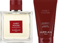 Парфюмерный набор для него Guerlain Habit Rouge EDT 100ml + Shower Gel 75ml
