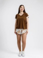 Пижама Bumbacel WPJ2004_1031-5033_S5 Brown, s.XL