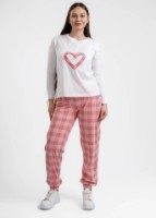 Pijama Bumbacel WPJ32029_1912_S6 White, s.XL