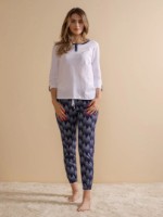 Pijama Bumbacel WPJ3548_0003-0011_M5 White, s.L