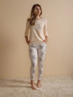 Пижама Bumbacel WPJ3548_1302-1247_M5 Cream, s.XXXL